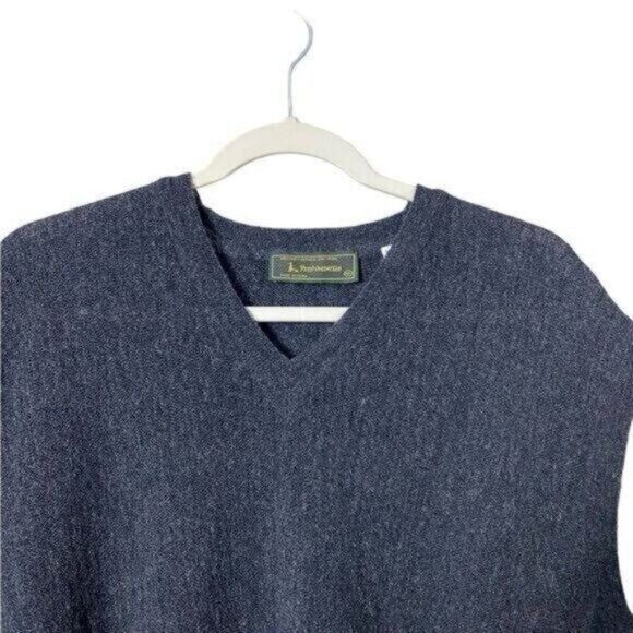 Peru‎ Unlimited Alpaca Wool Sweater Vest XXL Old Money Preppy Grandpa Luxe Grey - Picture 3 of 9